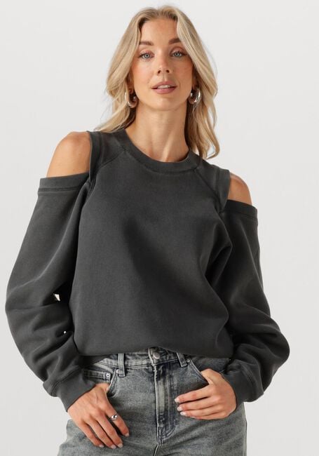 Graue CATWALK JUNKIE Sweatshirt RELAXED OPEN SHOULDER SWEATER - large