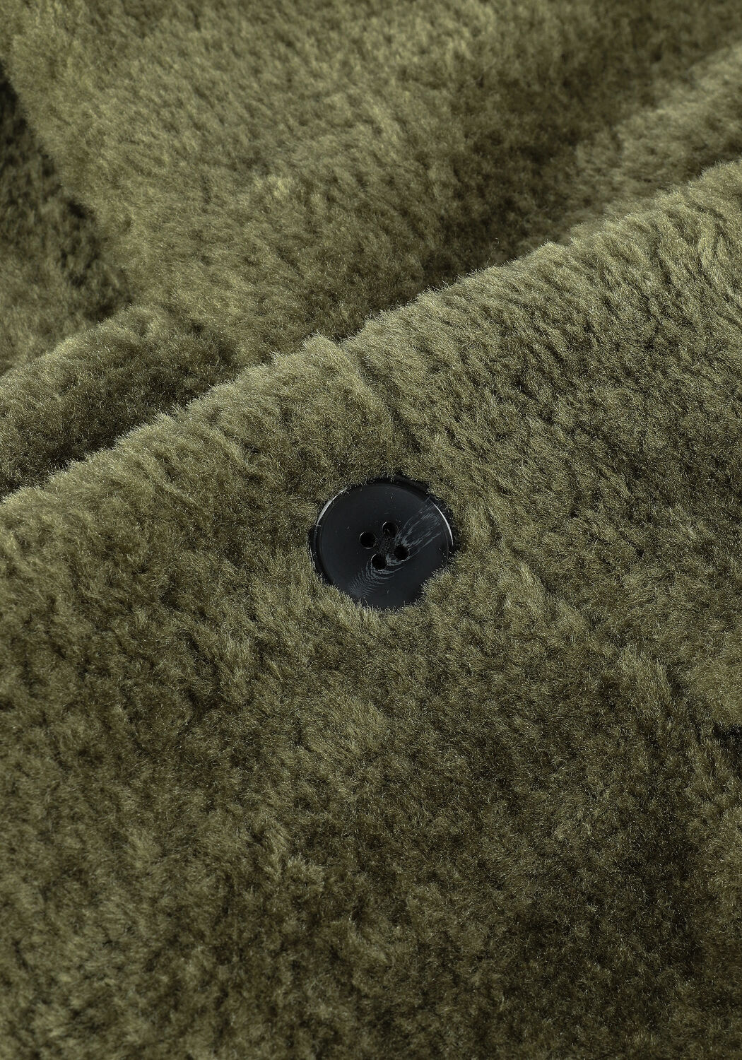 Gr&uuml;ne ANOTHER LABEL Fake-Fur-Jack MOUSSY COAT - large