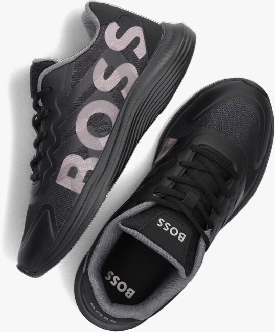 Schwarze BOSS KIDS Sneaker low BASKETS J29366 - large