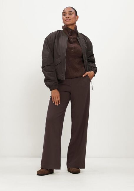 Braune MSCH COPENHAGEN Hose MSCHMACY MICHELLE HW WIDE PANTS REGULAR - large