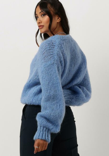Hellblau AMERICAN DREAMS Pullover LEONNIE ALPACA PULLOVER - large