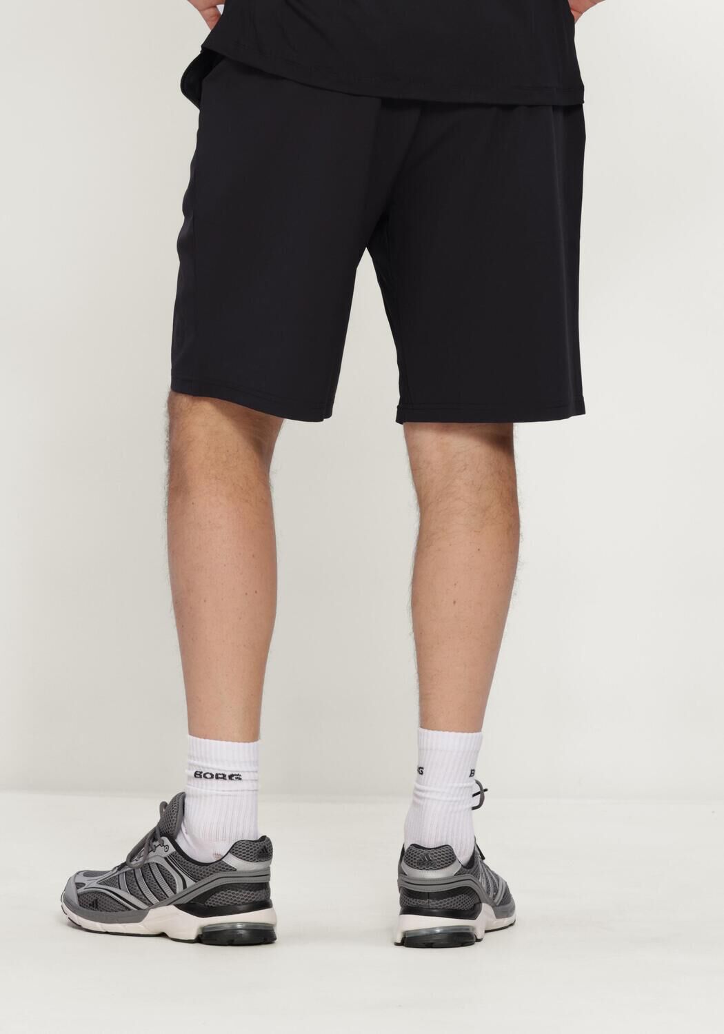 Schwarze BJORN BORG Kurze Hose BORG 9 SHORTS - large