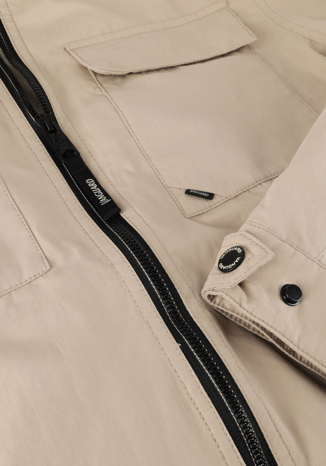 Beige VANGUARD Jack SHORT JACKET MECH COTTON RACECHASE - large