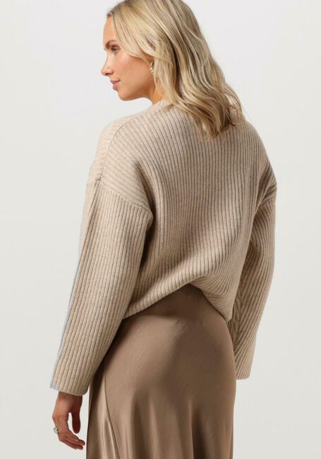 Ecru CO'COUTURE Pullover ROW BOX O-KNIT - large