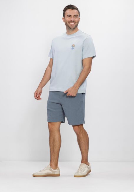 Blaue SELECTED MEN Polos & T-Shirts SLHMAX GRAPHIC SS O-NECK TEE - large