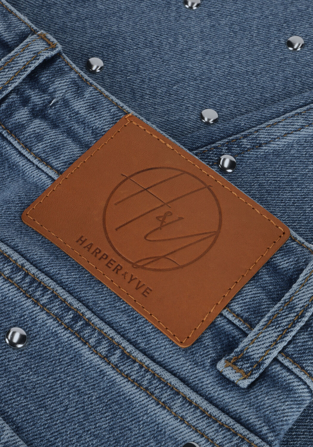 Blaue HARPER & YVE Mom jeans HARPER-PA - large