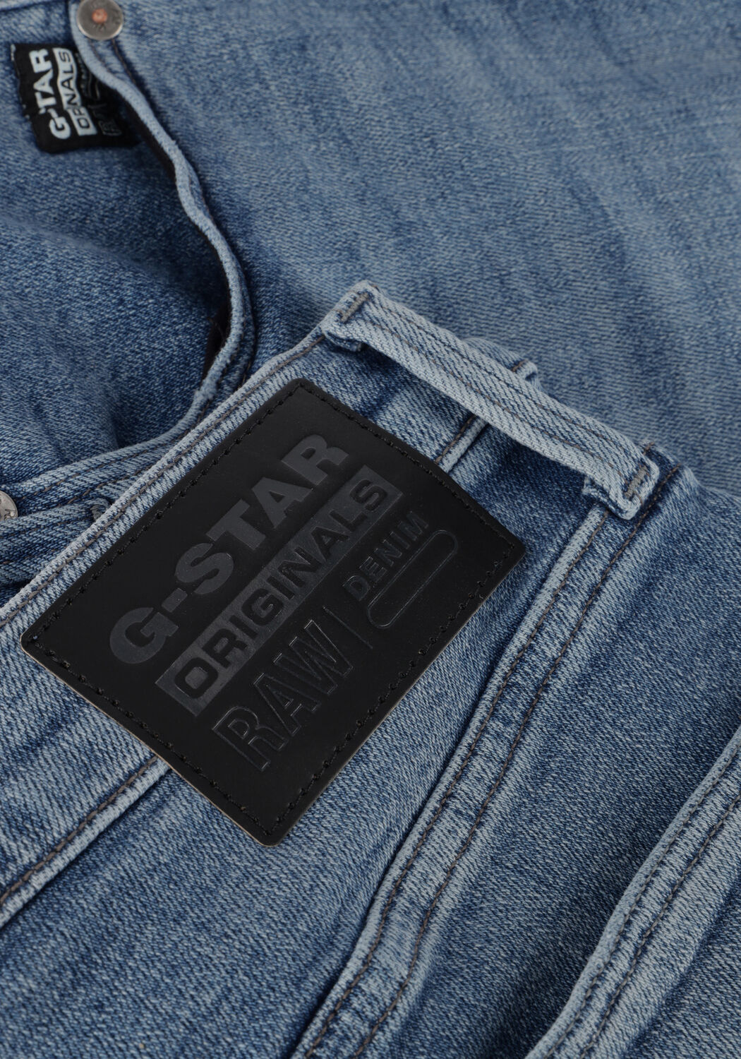 Blaue G-STAR RAW Kurze Hosen 3301 SLIM SHORT - large