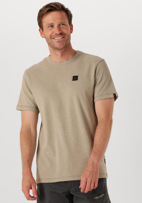 Beige PME LEGEND T-shirt HEAVY SLUB JERSEY - large