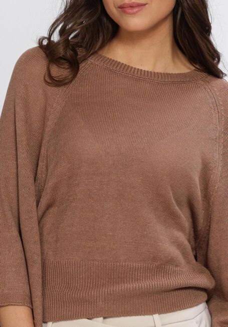 Braune STUDIO AR Pullover MARISOL LINNEN KNIT - large