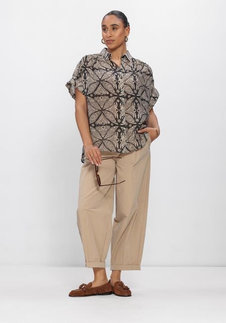 Schwarze SUMMUM Blusen BLOUSE ETHNIC PRINT - large