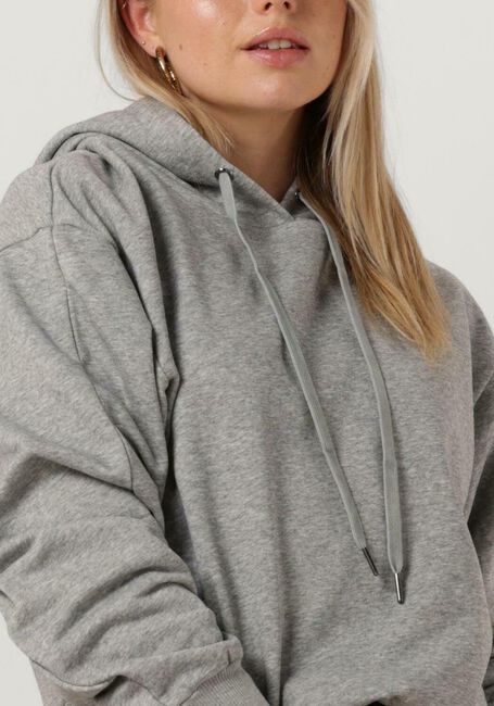 Graue CO'COUTURE Sweatshirt SOLID CHOPED HOODIE - large
