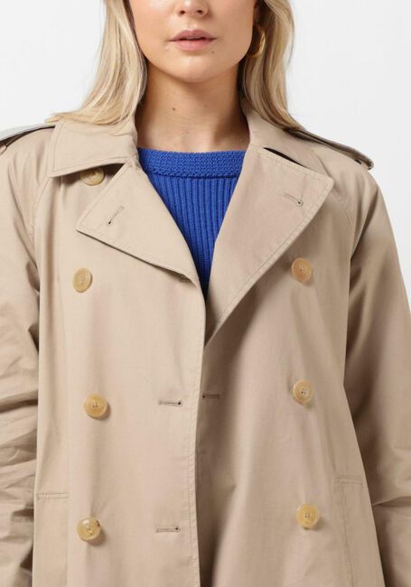 Beige TOMMY HILFIGER Trenchcoats COTTON BLEND DB TRENCH - large