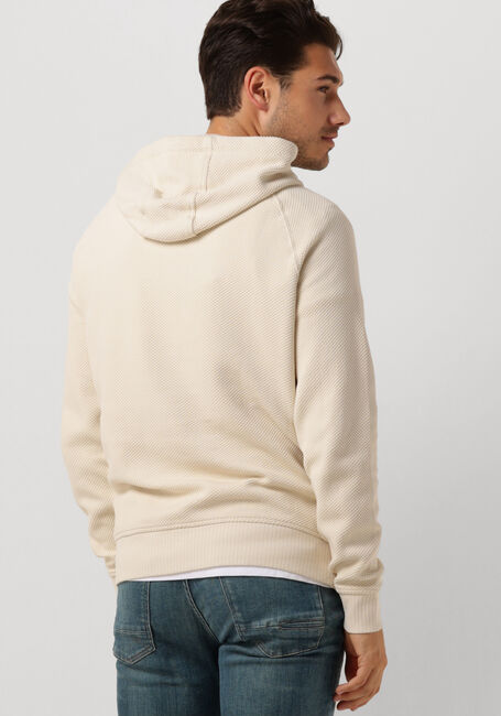 Beige CAST IRON Pullover HOODED REGULAR FIT COTTON STRUCTURE - large