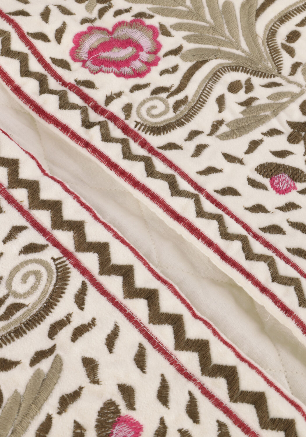 Mehrfarbige/Bunte SUMMUM Gilet GILET EMBROIDERED VELOURS - large