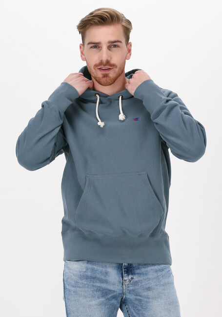 Hellblau CHAMPION Sweatshirt HOODED SWEATSHIRT MEN - large