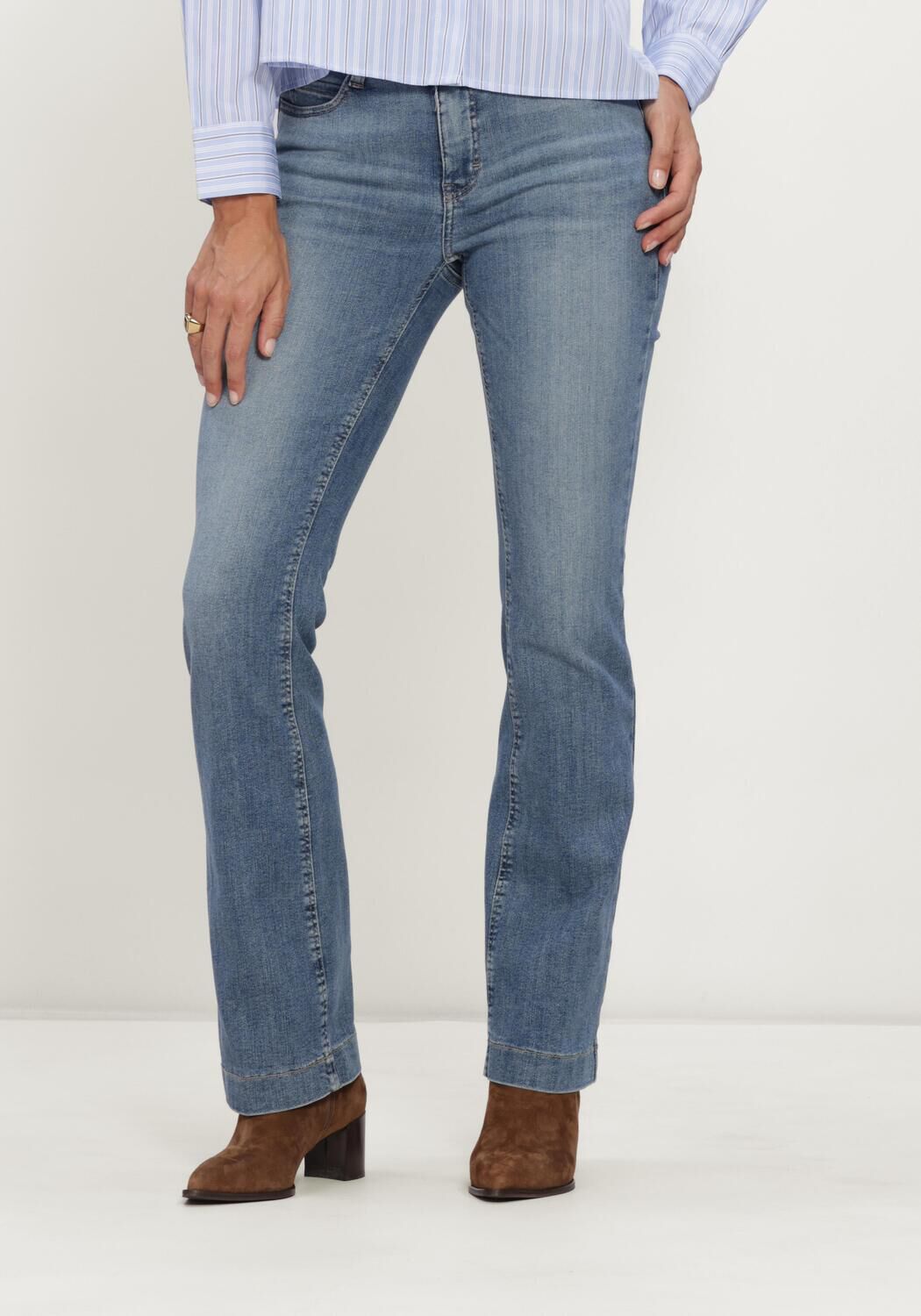 Blaue MAC Wide jeans 0358L AUTHENTIC MEGA FLEX - large