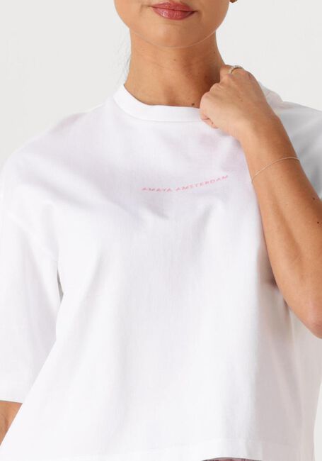 Wei&szlig;e AMAYA AMSTERDAM T-shirt BAYLIE LOGO - large