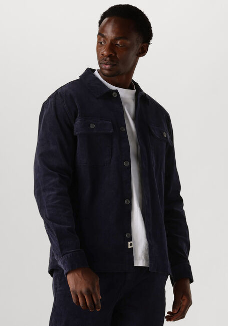 Blaue ANERKJENDT Hemden AKOSCAR CORD OVERSHIRT - large