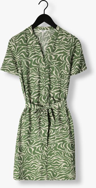 Grüne OBJECT Minikleid OBJSELINE S/S SHIRT DRESS - large