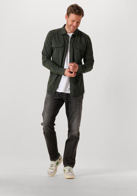 Olive BUTCHER OF BLUE Overshirt FINN POCKET JERSEY OVERSHIRT - large