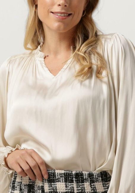 Nicht-gerade weiss NEO NOIR Blusen LUCIE SATIN BLOUSE - large