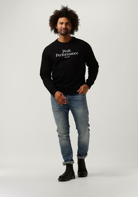 Schwarze PEAK PERFORMANCE Pullover M ORIGINAL CREW - large