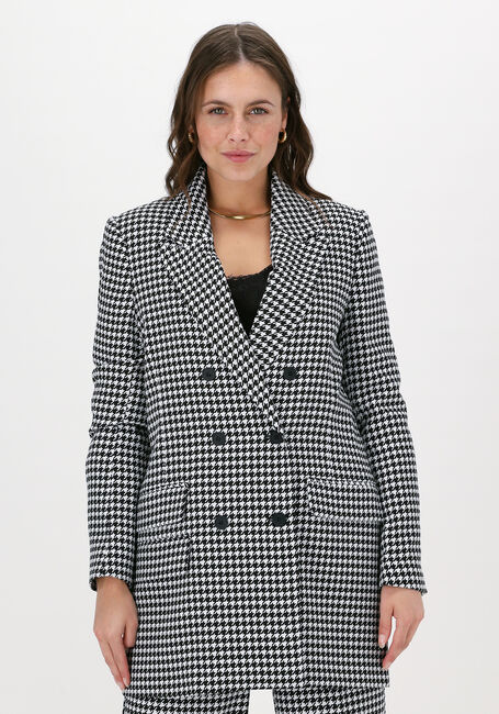 Schwarze SELECTED FEMME Blazer SLFMUSA BLAZER EX HOUNDTOOTH - large