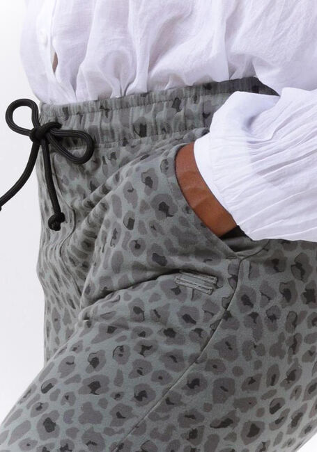 Dunkelgrün 10DAYS Jogginghose CROPPED JOGGER ARMY LEOPARD - large