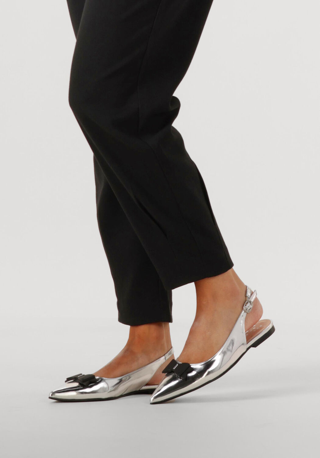 Silberne FLORIS VAN BOMMEL Slingbacks SFW-40050 - large