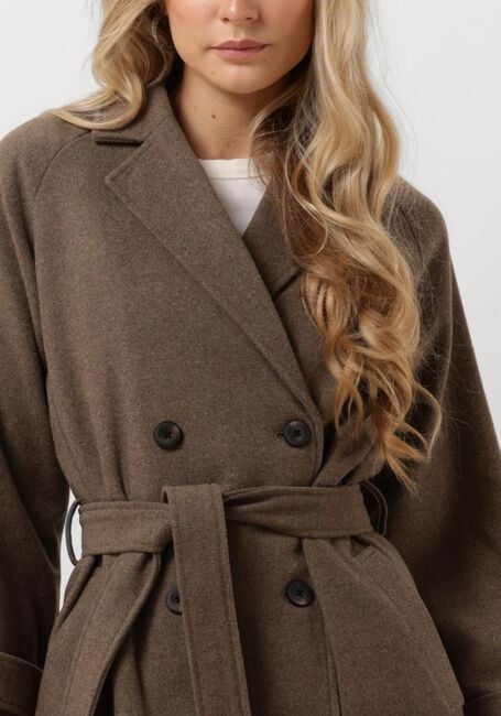 Braune OBJECT Mäntel OBJKEILY L/S COAT - large