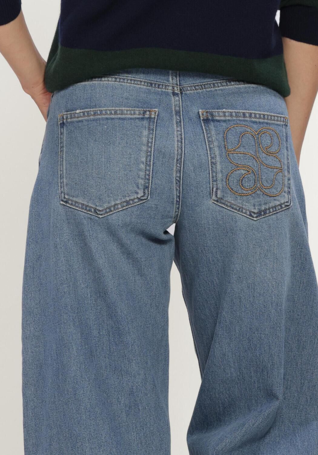 Hellblau MY ESSENTIAL WARDROBE Wide jeans JEANS BARREL MWHOTTIE139 LIMITED - large