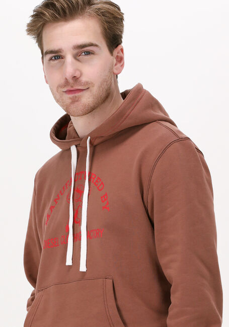 Braune DIESEL Sweatshirt S-GINN-HOOD-C4 - large
