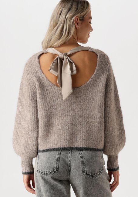 Graue CO'COUTURE Pullover CORALIECC BOW LS RIB KNIT - large