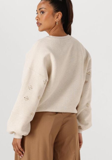 Beige NUKUS Pullover AMADORA SWEATER FLOWERSTUDS - large