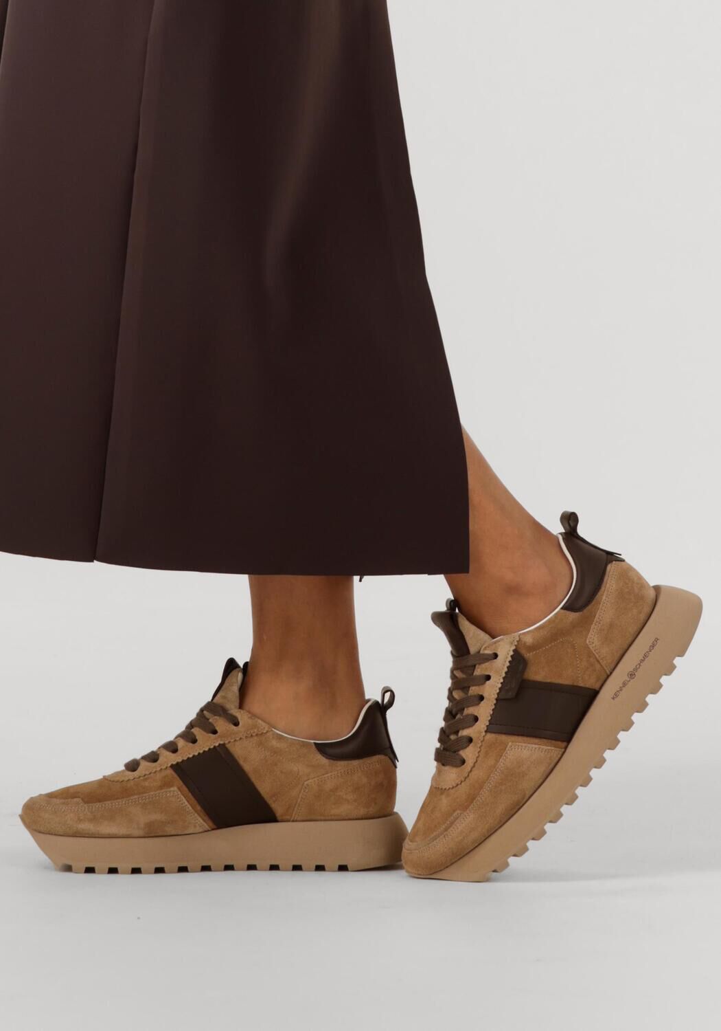 Taupe KENNEL & SCHMENGER Sneaker Low 24210 - large