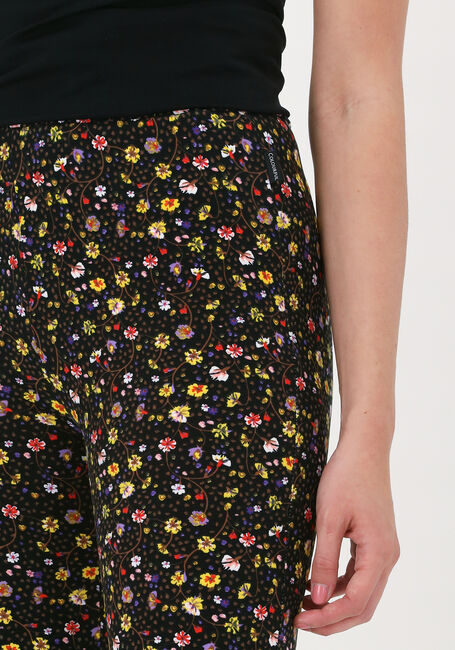 Mehrfarbige/Bunte COLOURFUL REBEL Schlaghose SMALL FLOWER PEACHED FLARE PAN - large