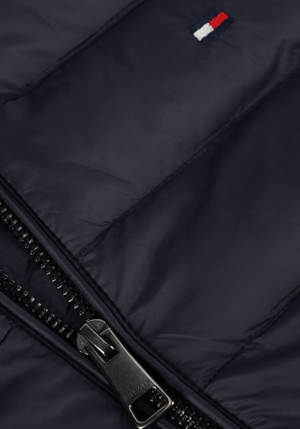 Blaue TOMMY HILFIGER Wattierte Jack MIX MEDIA STAND CLLR - large