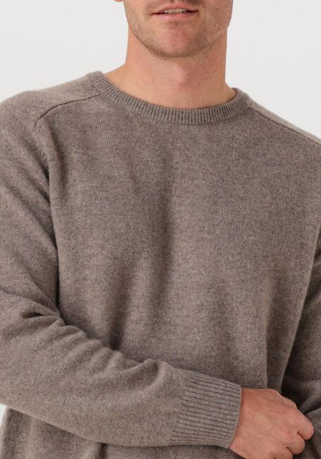 Taupe STEFANO LAURAN Pullover CREW L - large