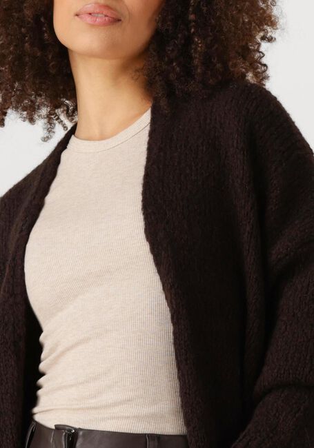 Braune KNIT-TED Strickjacke BECKY - large