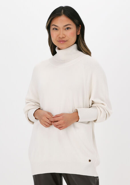 Weiße OTTOD'AME Rollkragenpullover MAGLIA EM7716 - large