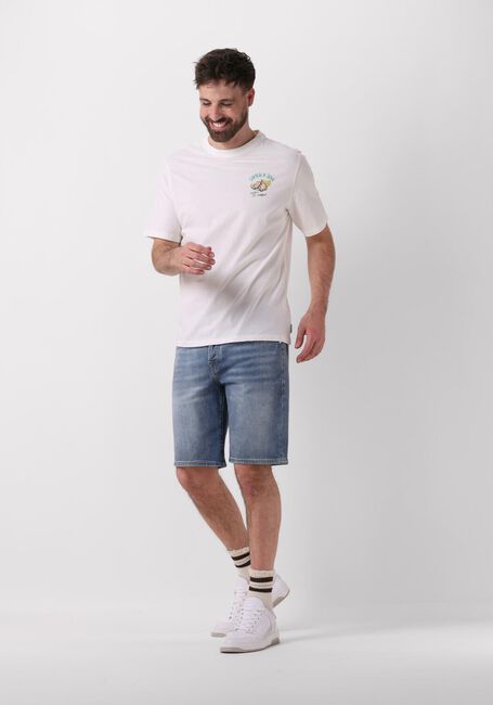 Weiße SCOTCH & SODA T-shirt FRONT BACK ARTWORK T-SHIRT - large