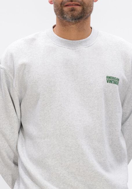 Graue AMERICAN VINTAGE Sweatshirt BAPTOWN CREW - large