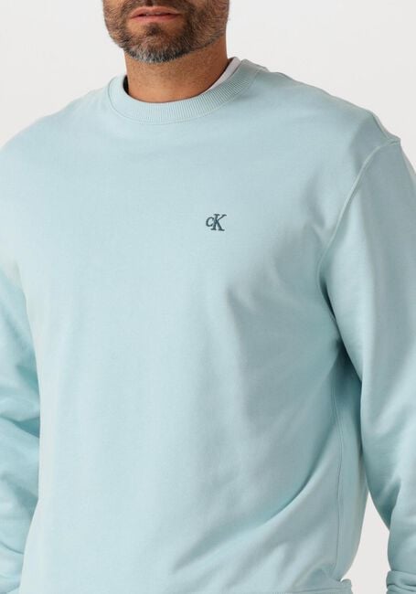 Hellblau CALVIN KLEIN Sweatshirt LS EU 350TERRY MONOGRAM CN SWEAT - large