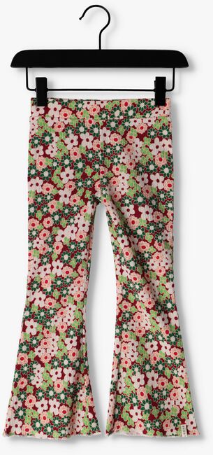 Mehrfarbige/Bunte LOOXS Schlaghose CRINCLE FLORAL FLARED PANTS - large