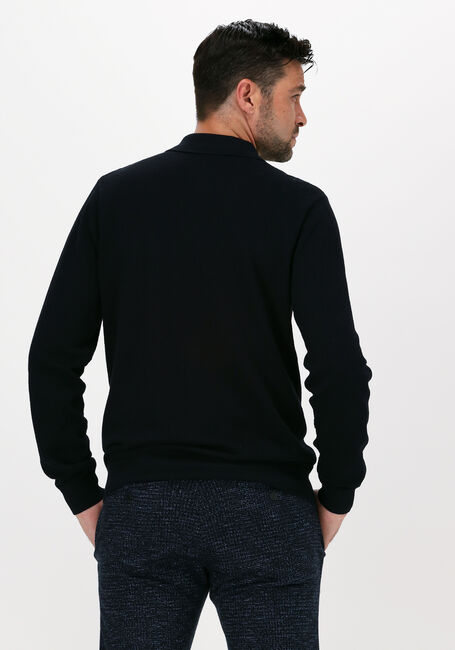 Blaue SCOTCH & SODA Polo-Shirt 163985 - KNITTED LONG-SLEEVE P - large
