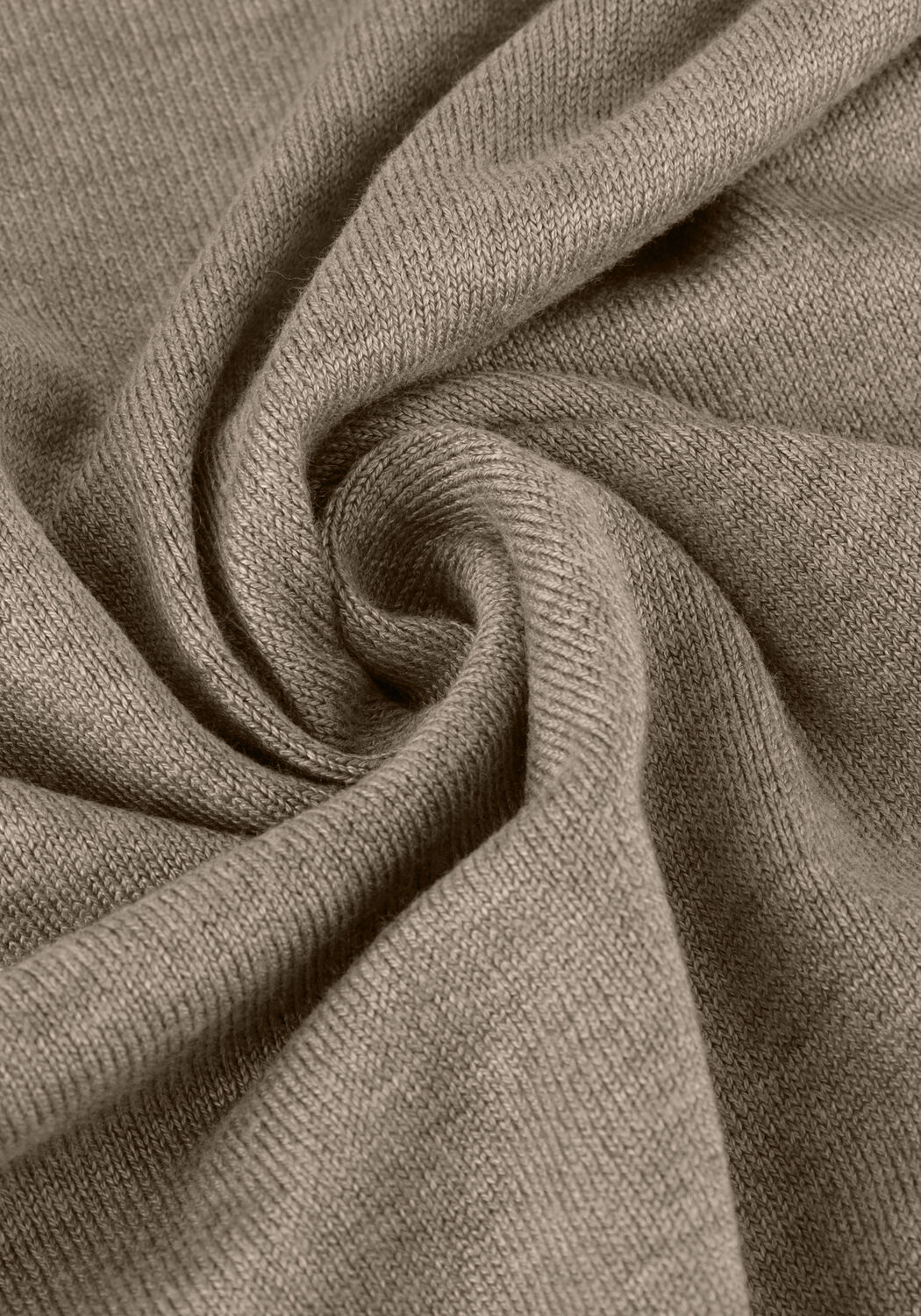 Braune MINUS Midikleid VILENA V-NECK KNIT DRESS - large