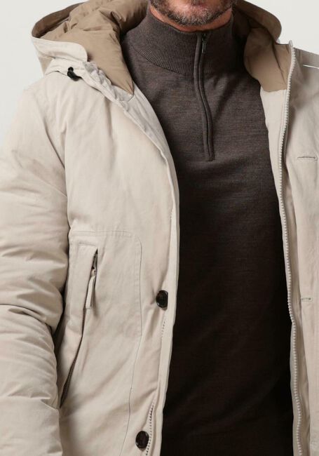 Nicht-gerade weiss PROFUOMO Wattierte Jack OUTERW PARKA DUCKDWN - large