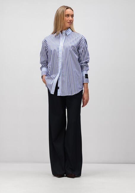 Blaue HAUTE L'AMITI&Eacute; Blusen LARK MIX STRIPE SHIRT - large
