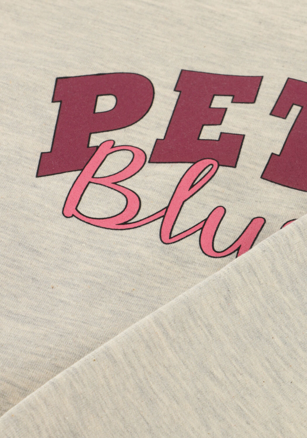 Ecru PETIT BLUSH Pullover EASY SWEATER LOGO - large