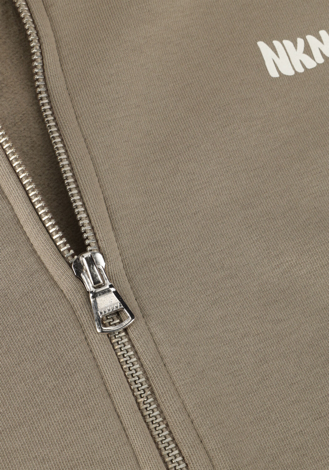 Taupe NIK & NIK Pullover ROCCO ZIP HOODIE - large